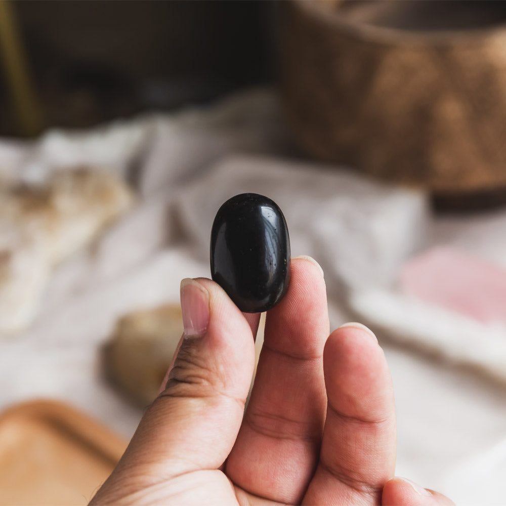 Black Obsidian Tumbled Stone