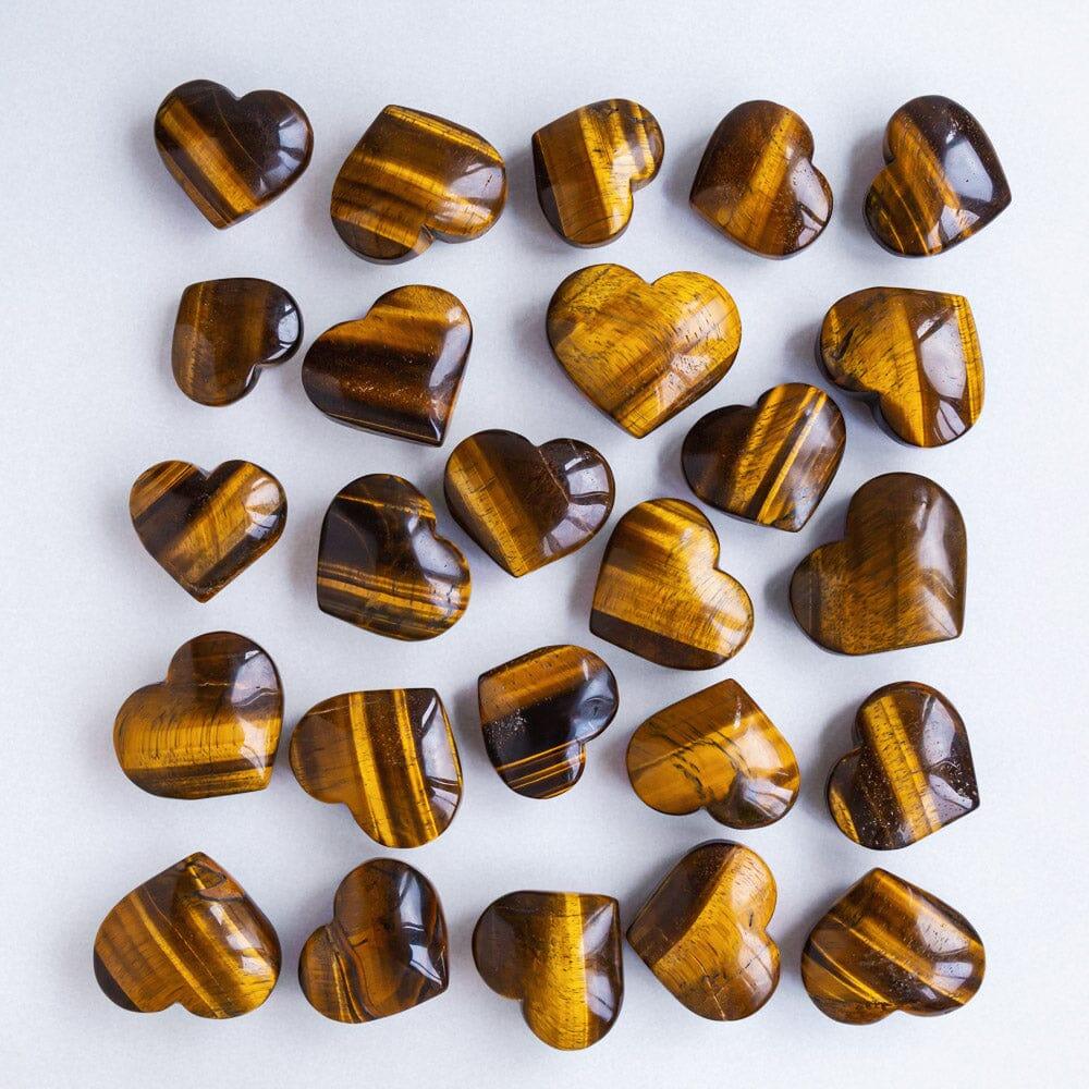 Tiger Eye Heart 49/KG - Reikilovecrystal