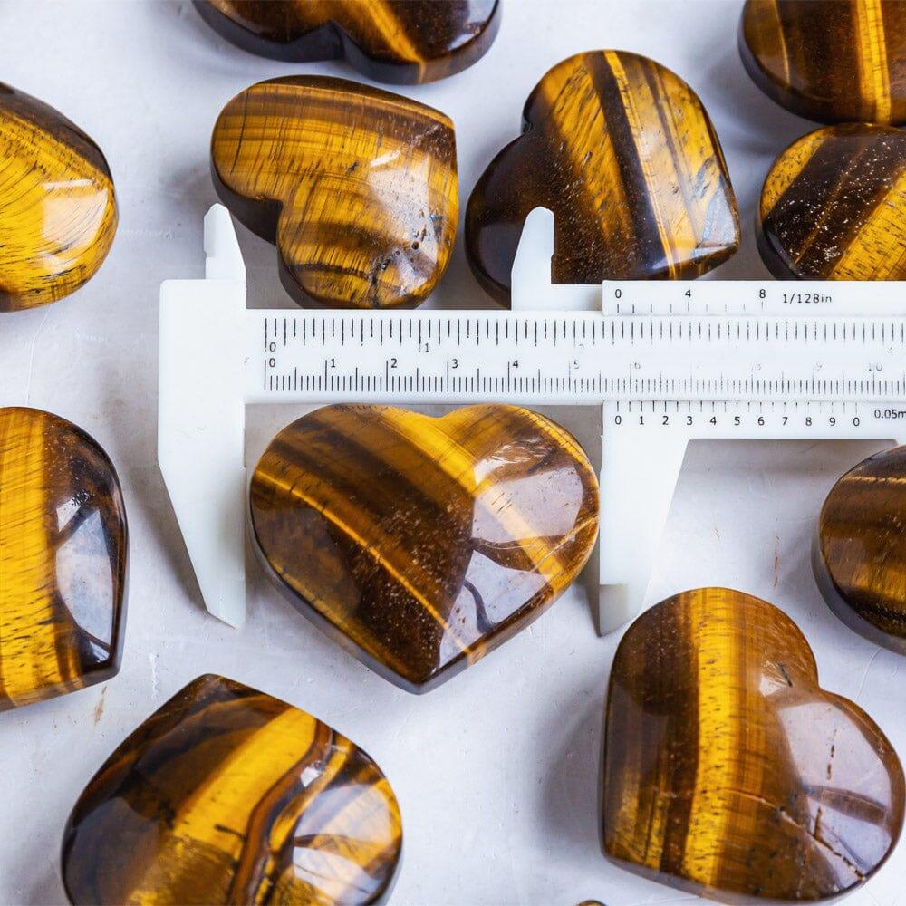 Tiger Eye Heart 49/KG - Reikilovecrystal