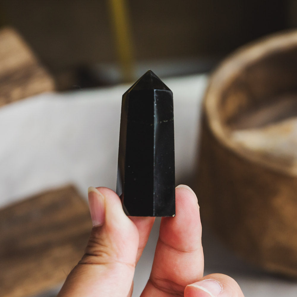 Black Obsidian Point