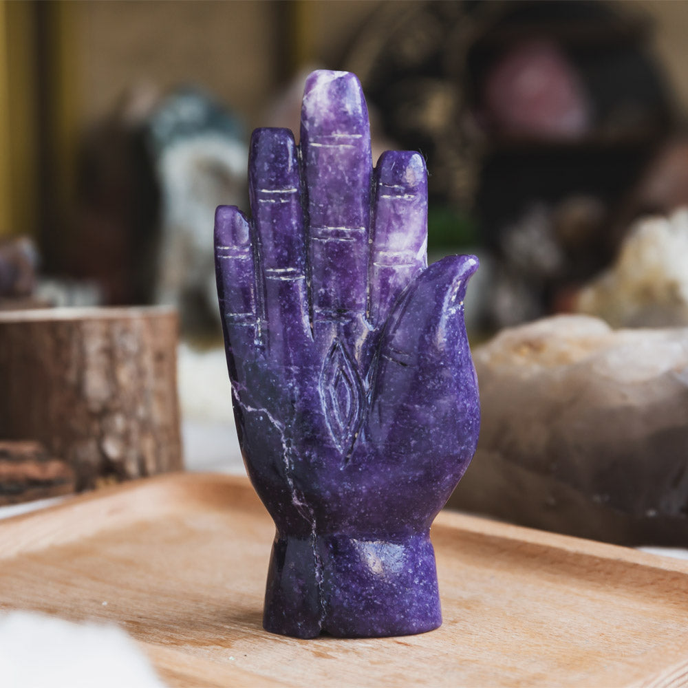 Purple Mica Hand