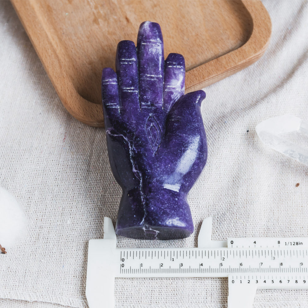 Purple Mica Hand