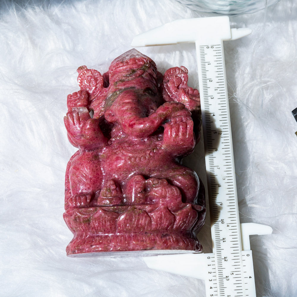 Rhodonite Ganesha