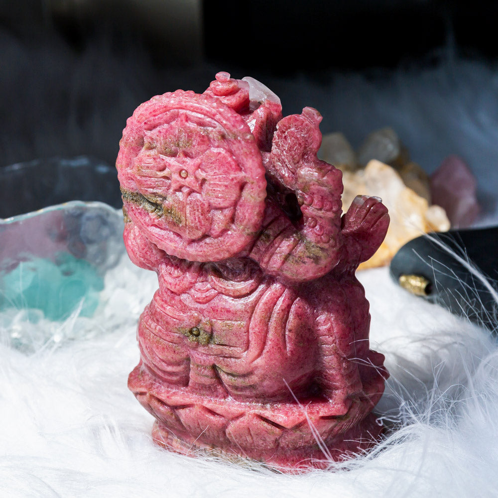 Rhodonite Ganesha