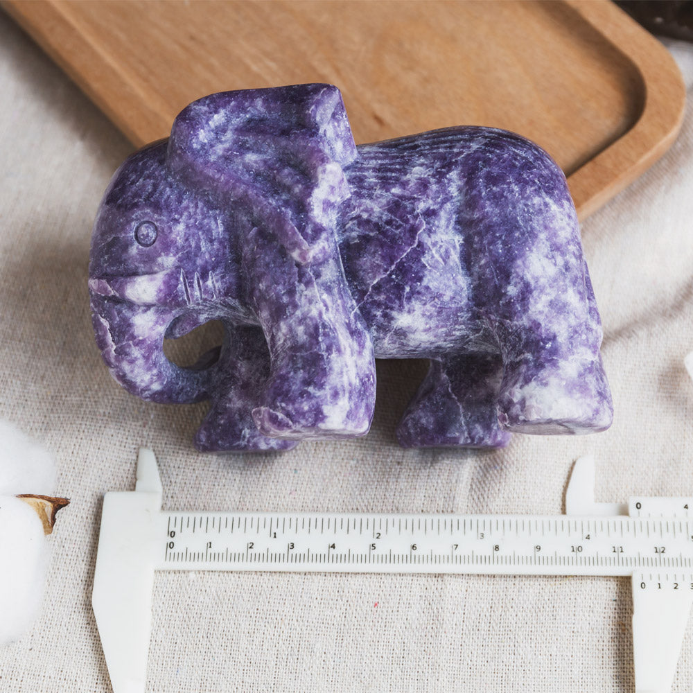 Purple Mica Elephant