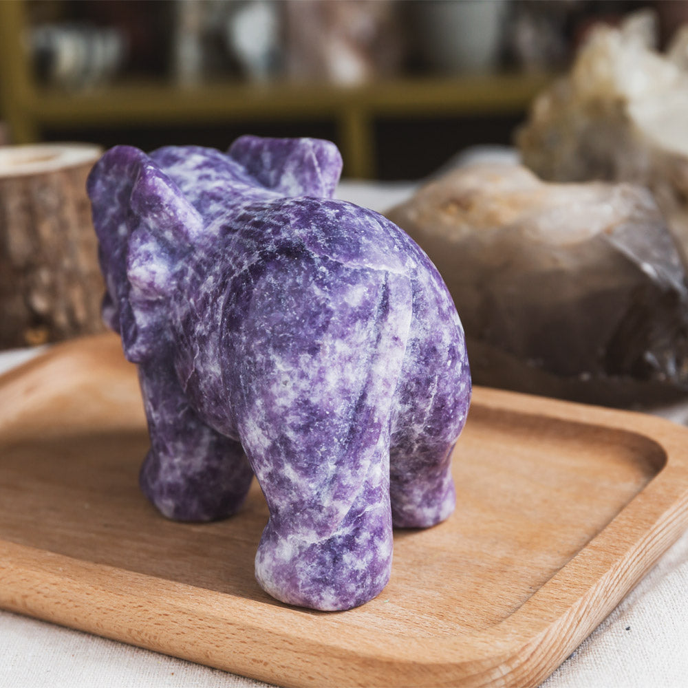 Purple Mica Elephant