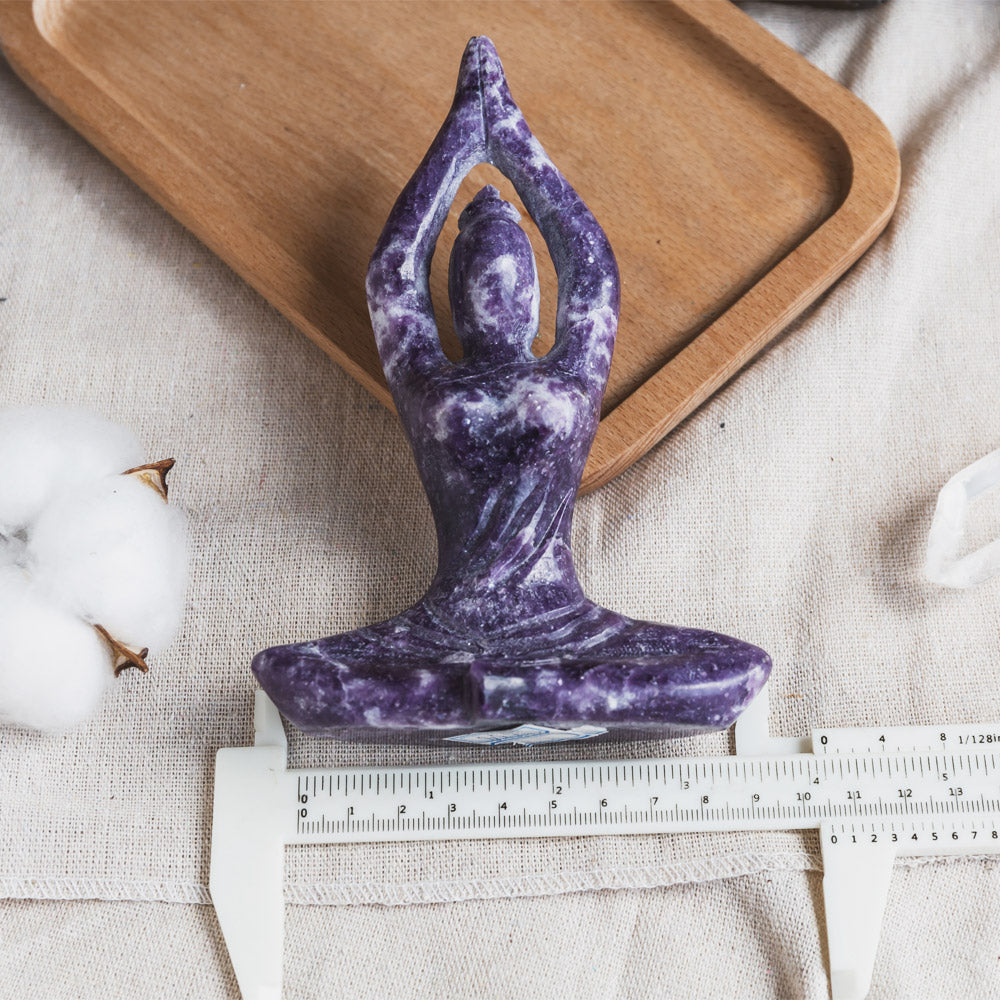 Purple Mica Yoga Goddess