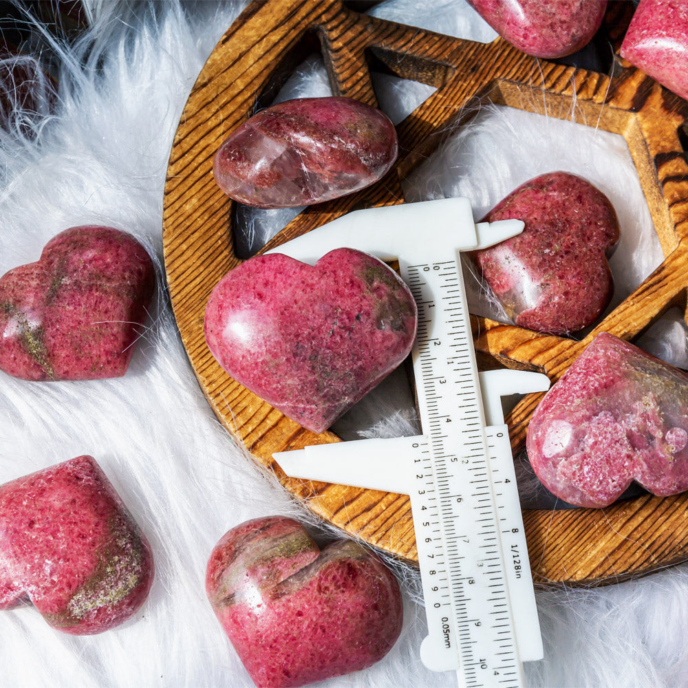 Rhodonite Hearts