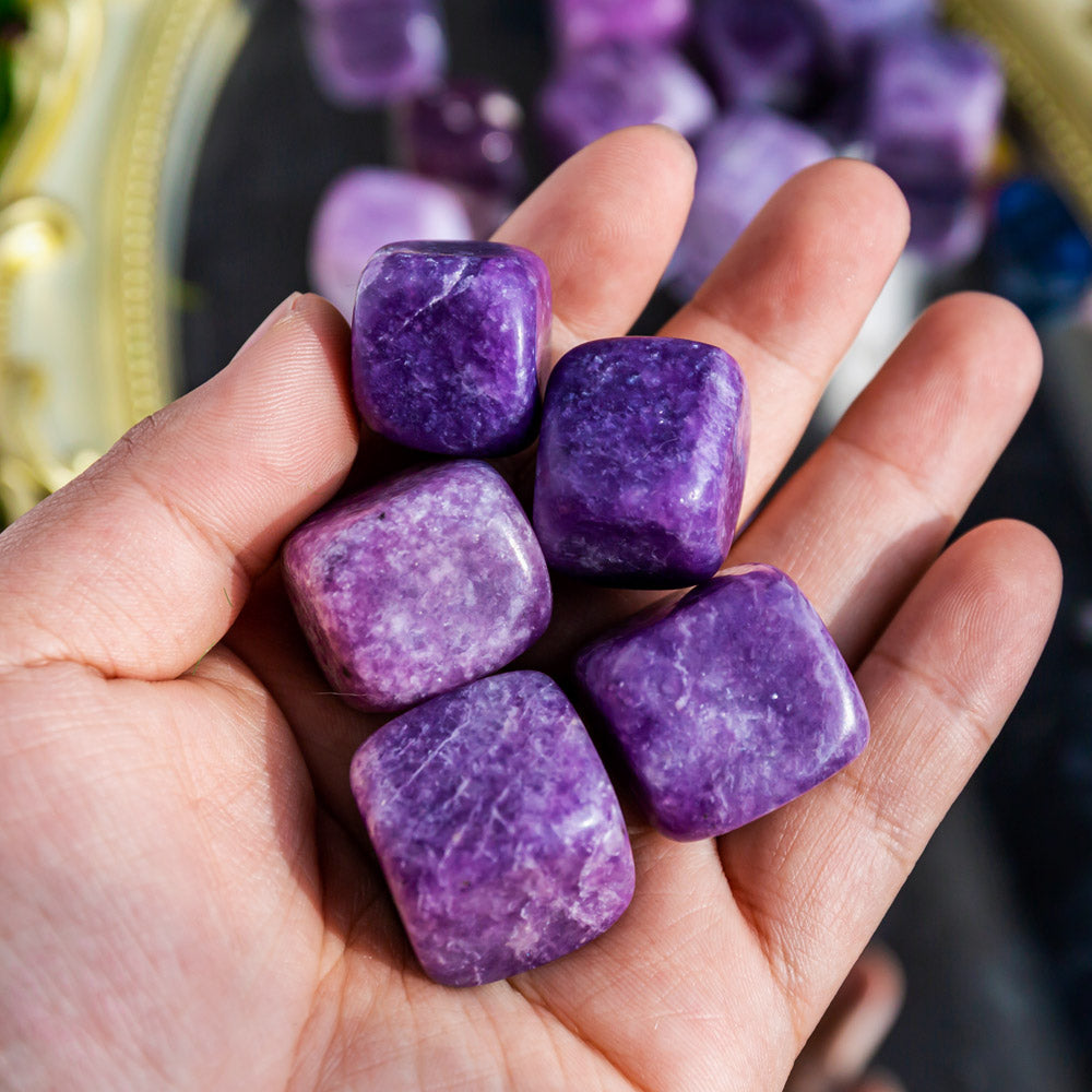 Lepidolite Cube