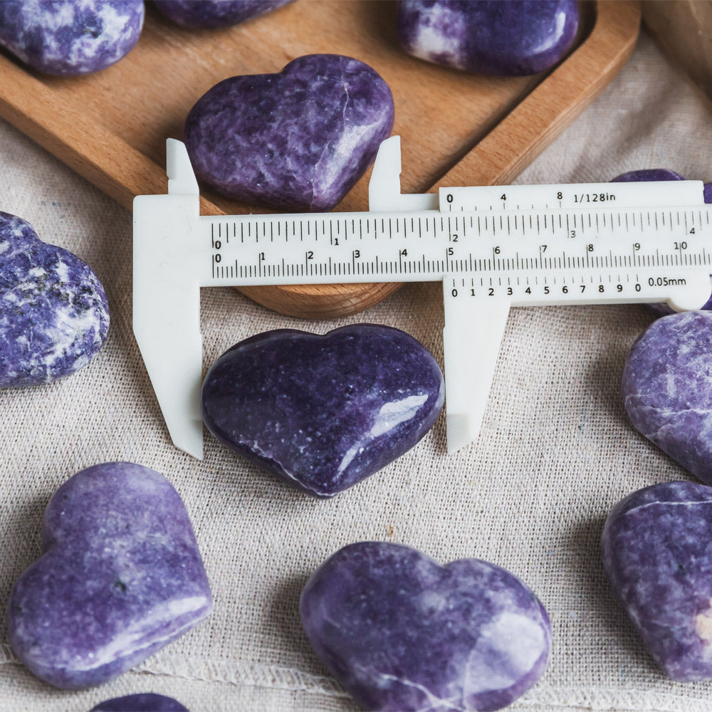 Purple Mica Heart