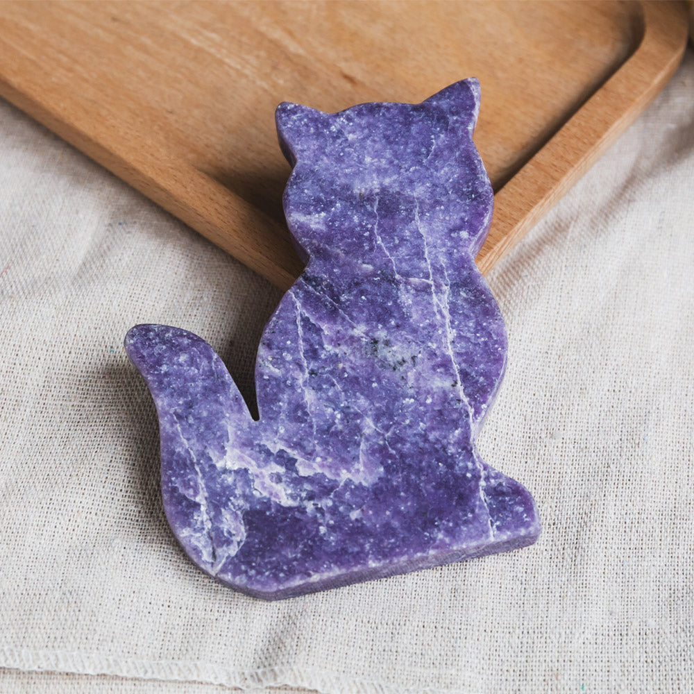 Purple Mica Cat Slice