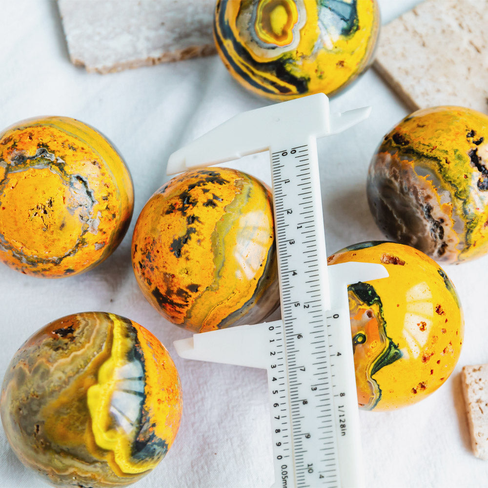 Bumble Bee Jasper Sphere