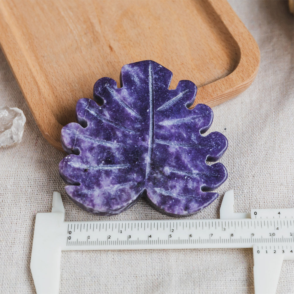 Purple Mica Leaf