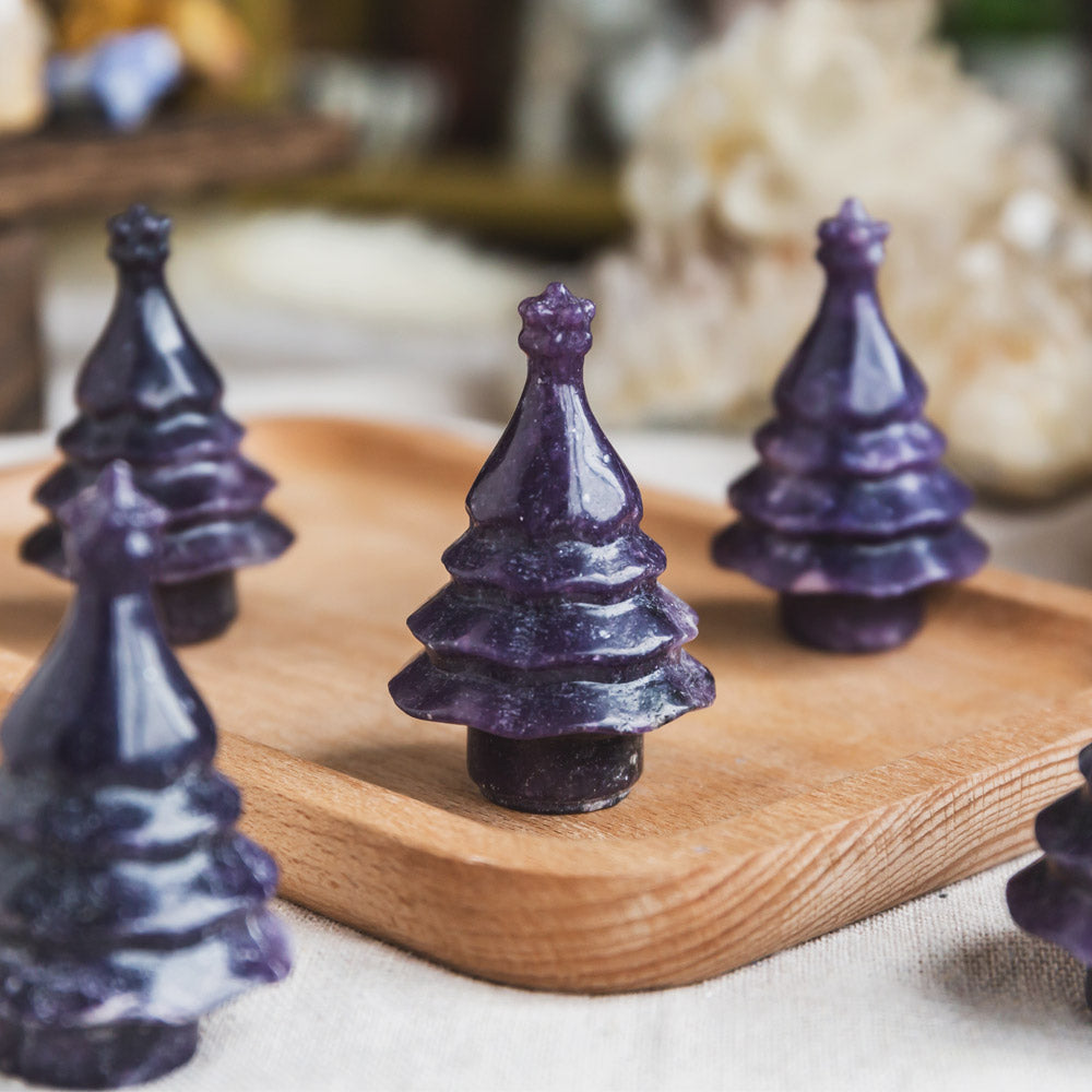 Purple Mica Christmas Tree