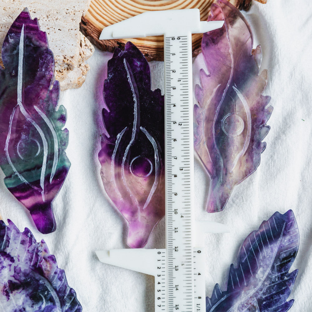 Rainbow Fluorite Feather