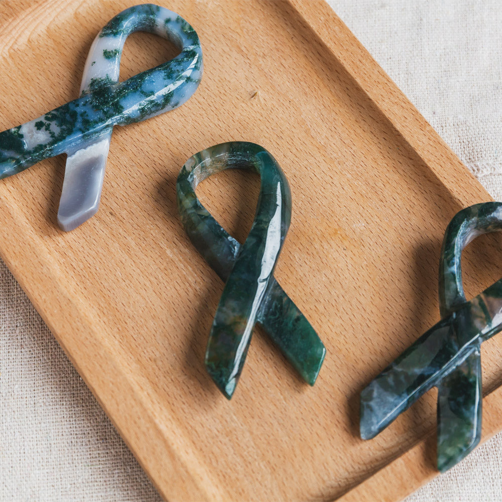 Moss Agate Tie