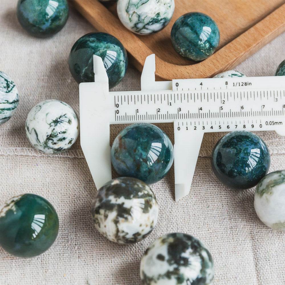 Moss Agate Ball