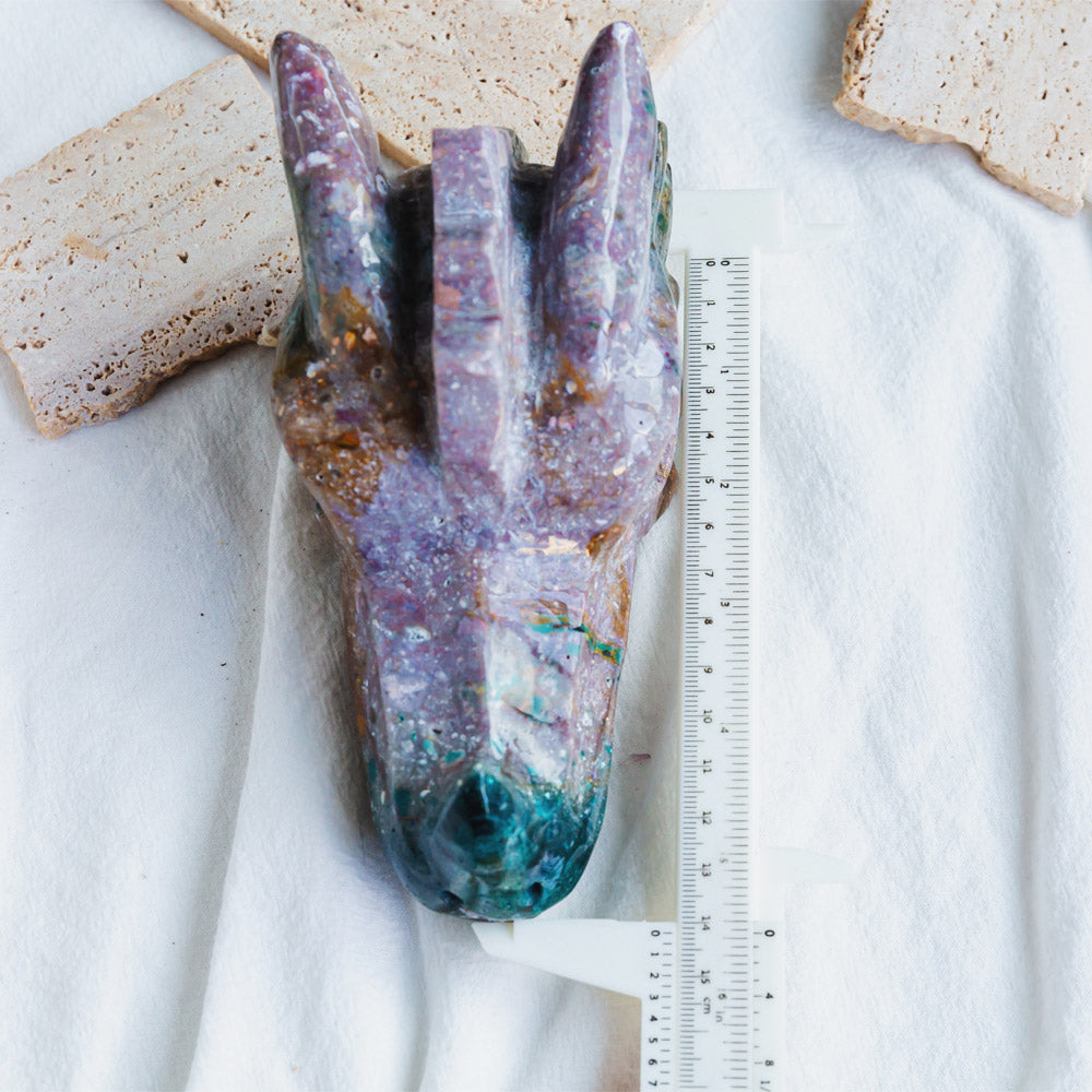 Ocean Jasper Dragon Head