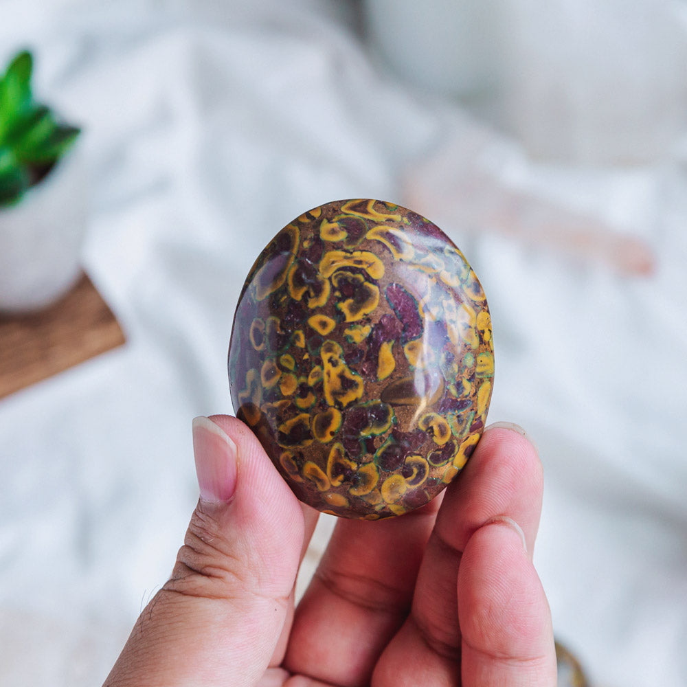 Ajooba Jasper Palm Stone