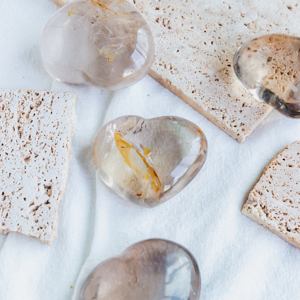 Smoky Quartz Heart