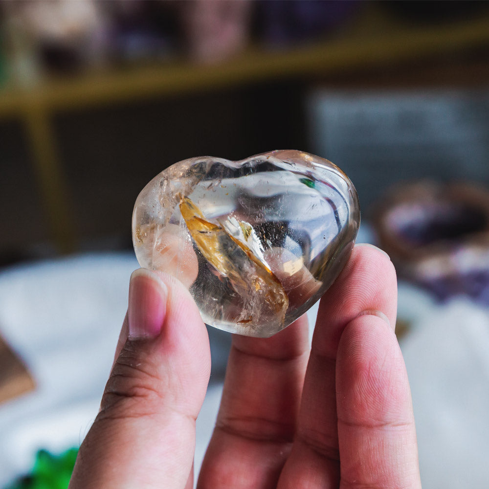 Smoky Quartz Heart