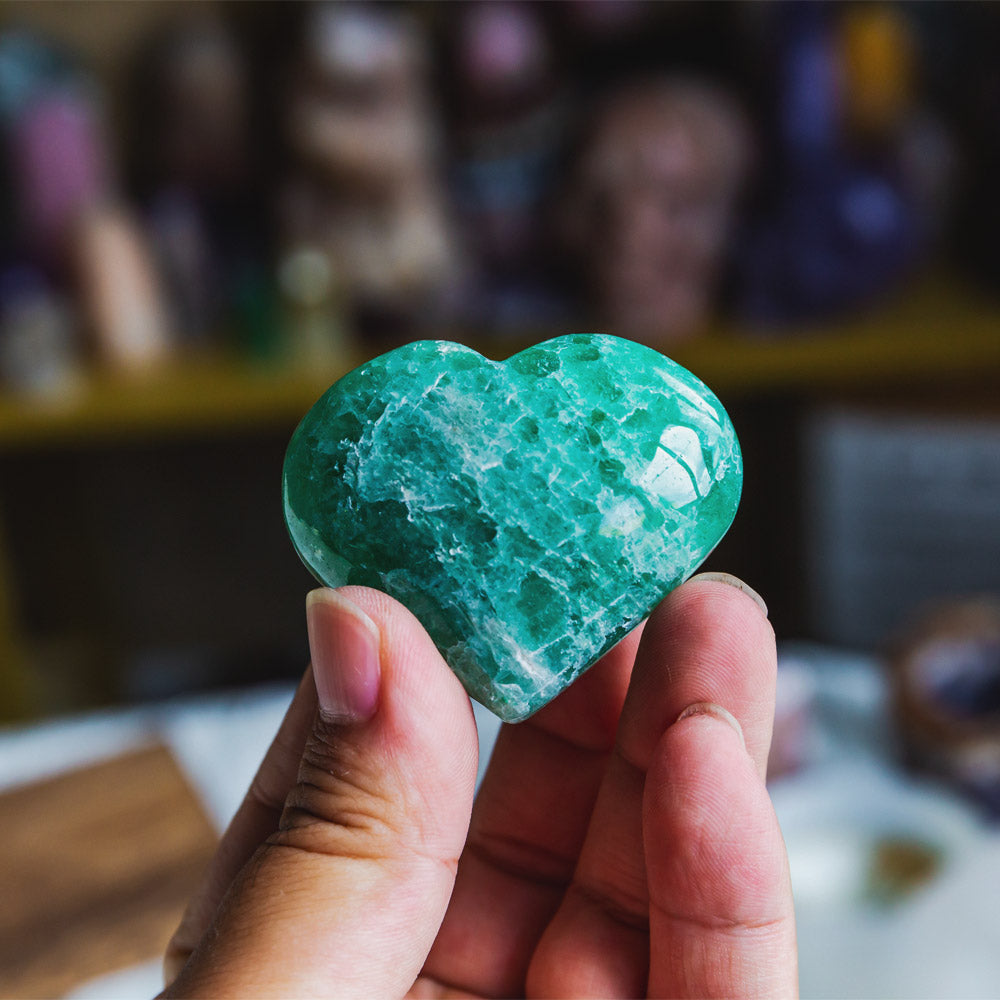 Green Strawberry Heart