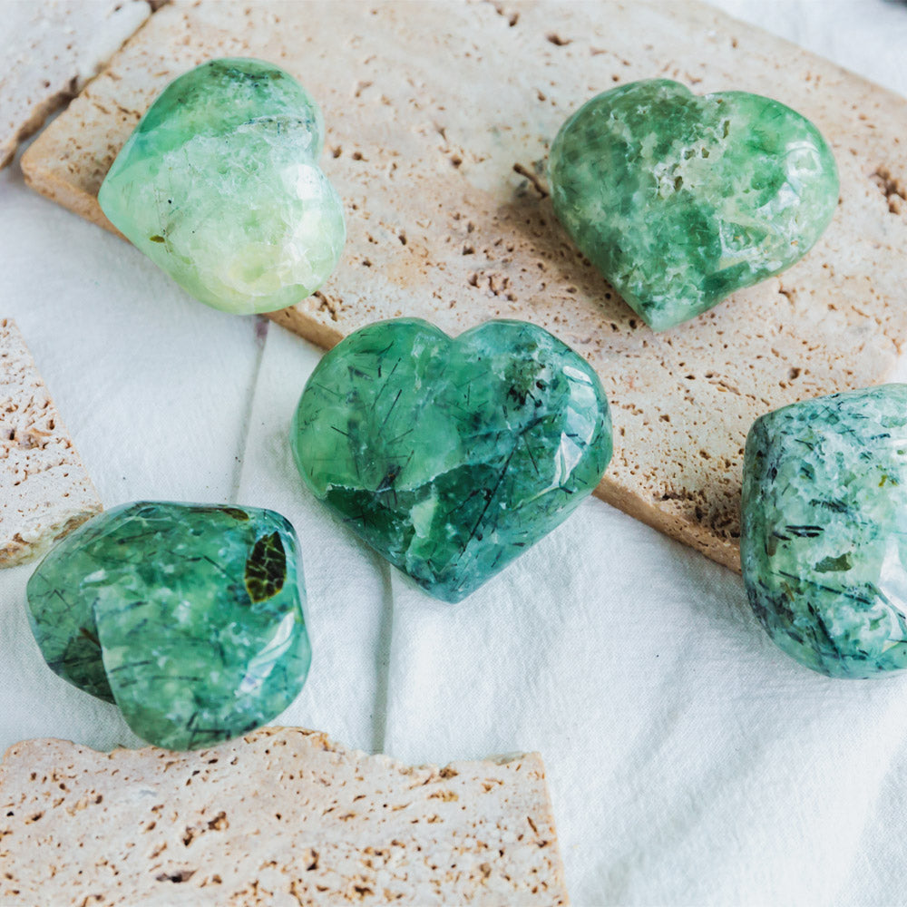 Prehnite Heart