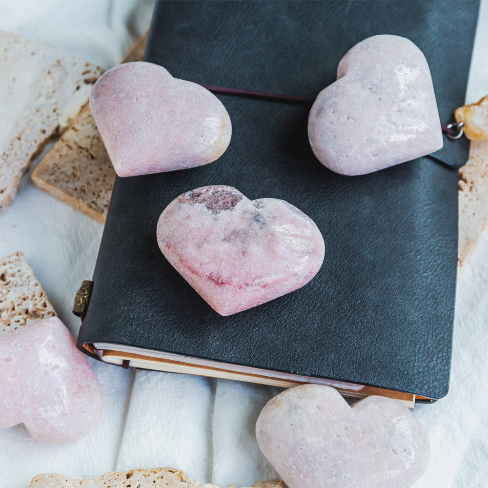 Pink Amethyst Heart