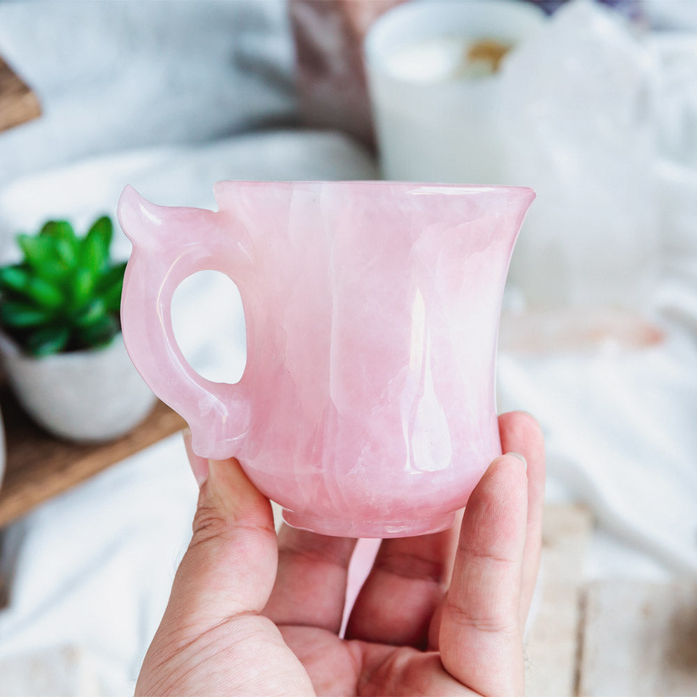 Rose Quartz Tea Cup