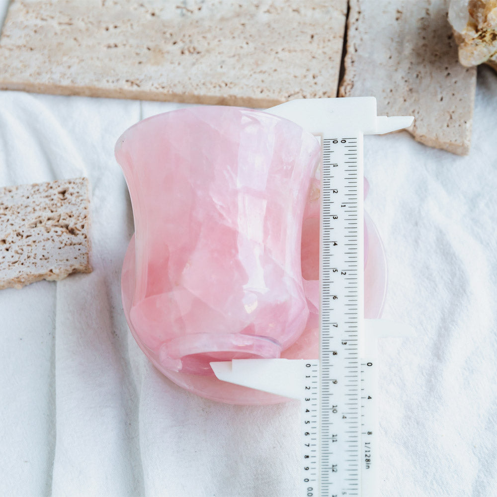 Rose Quartz Tea Cup