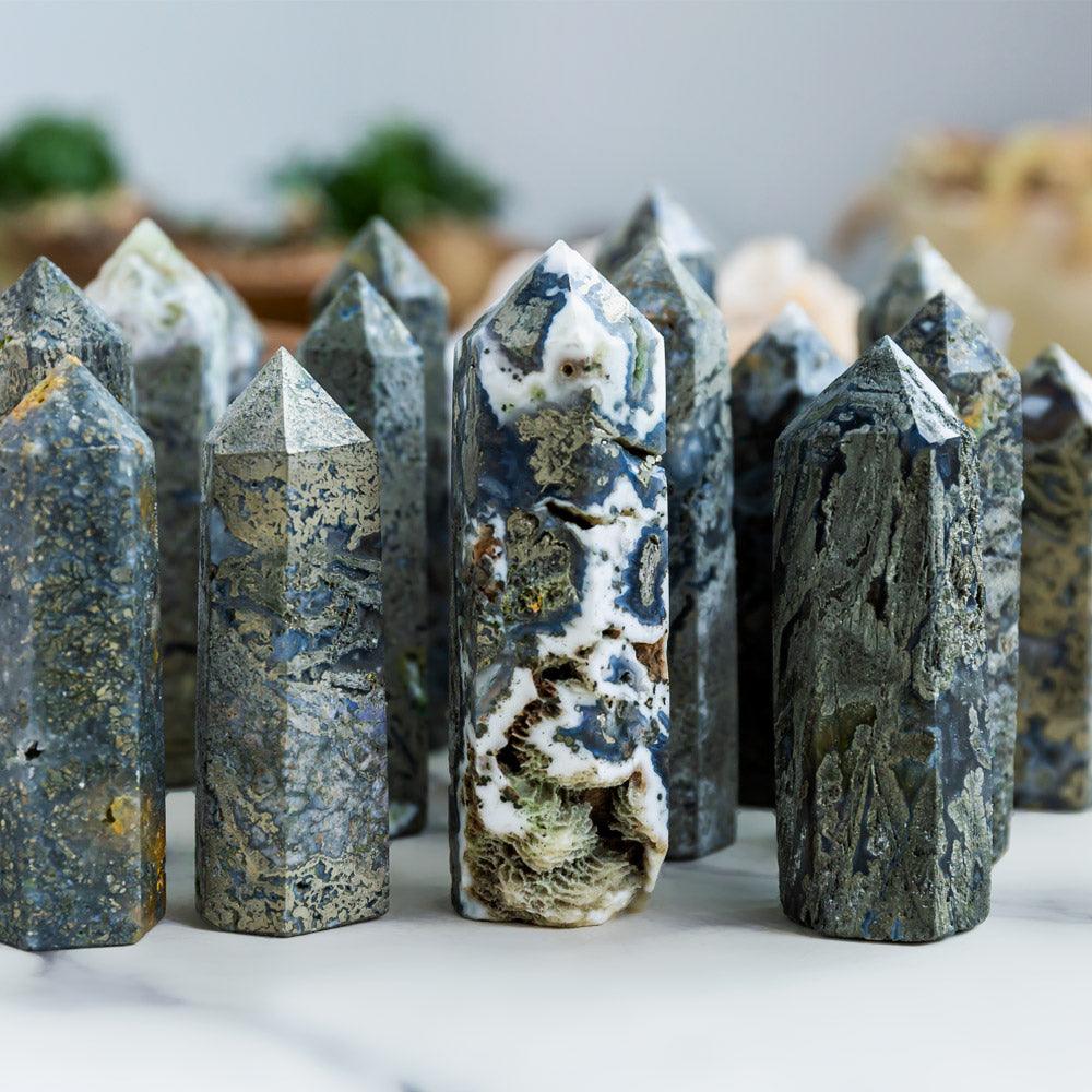 Pyrite points - Reikilovecrystal