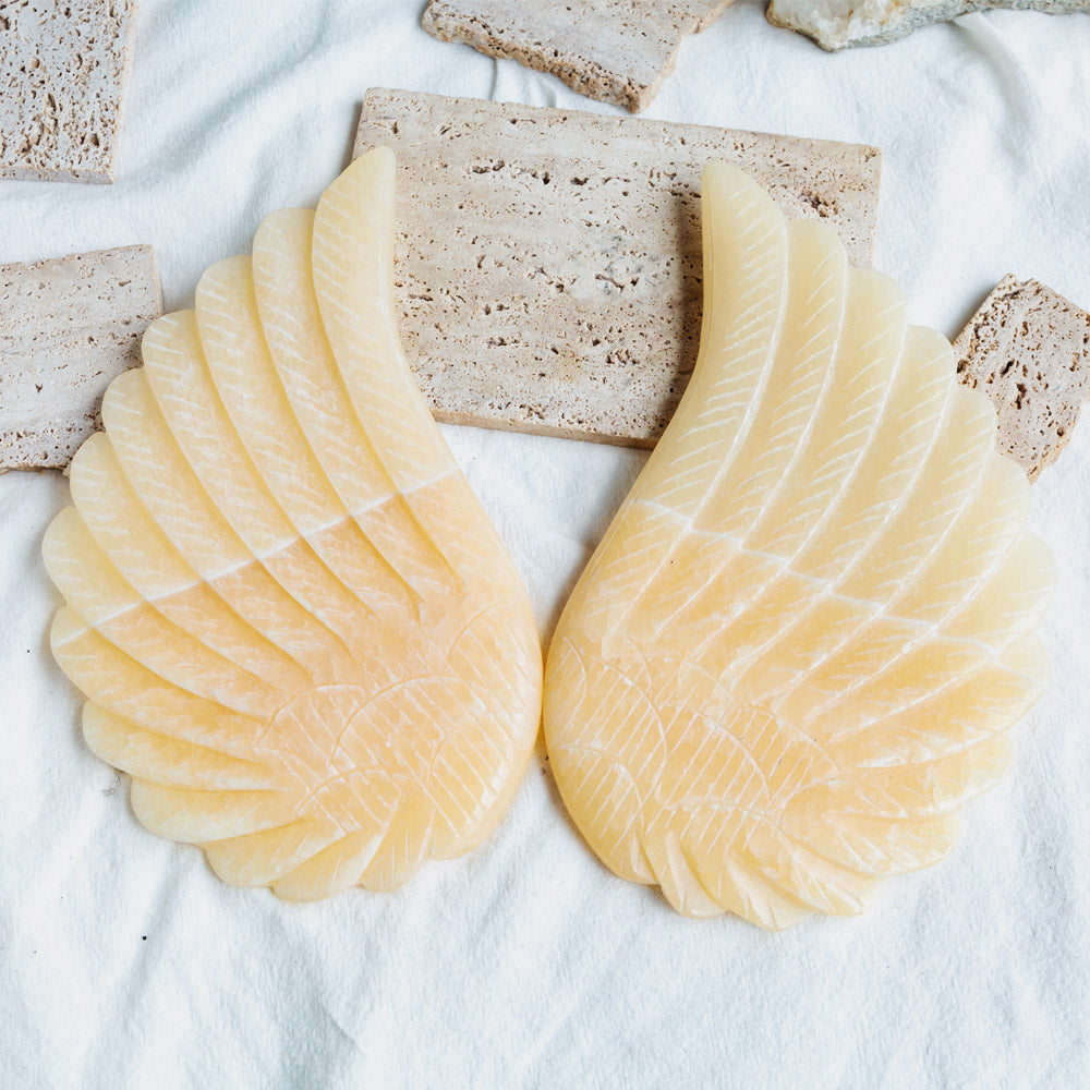 Orange Calcite Wings