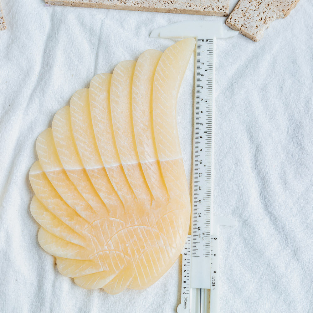 Orange Calcite Wings