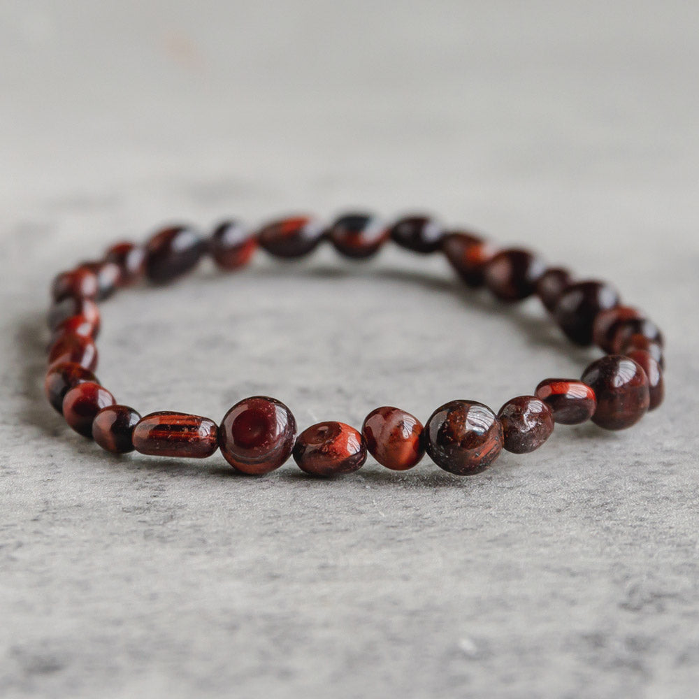 【Chips Bracelet 】Red Tigers Eye