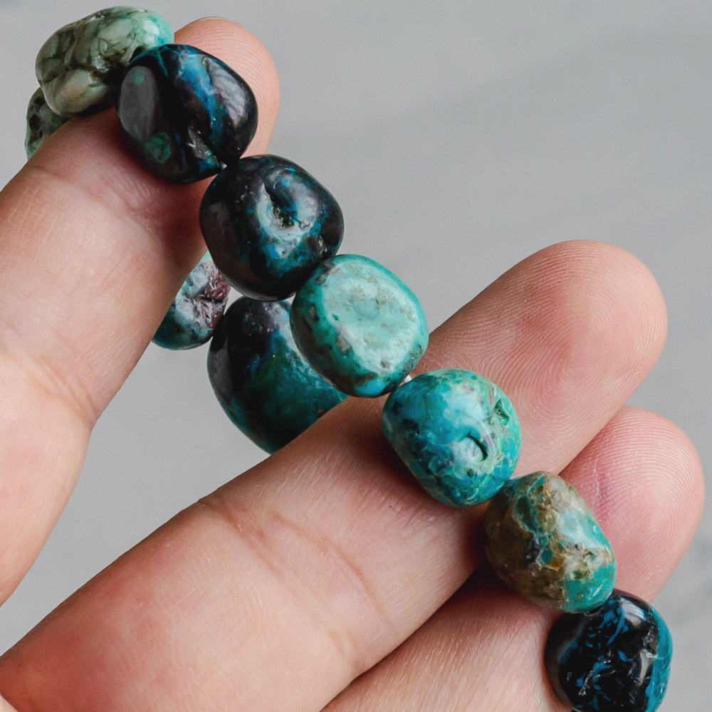 【Chips Bracelet 】Chrysocolla