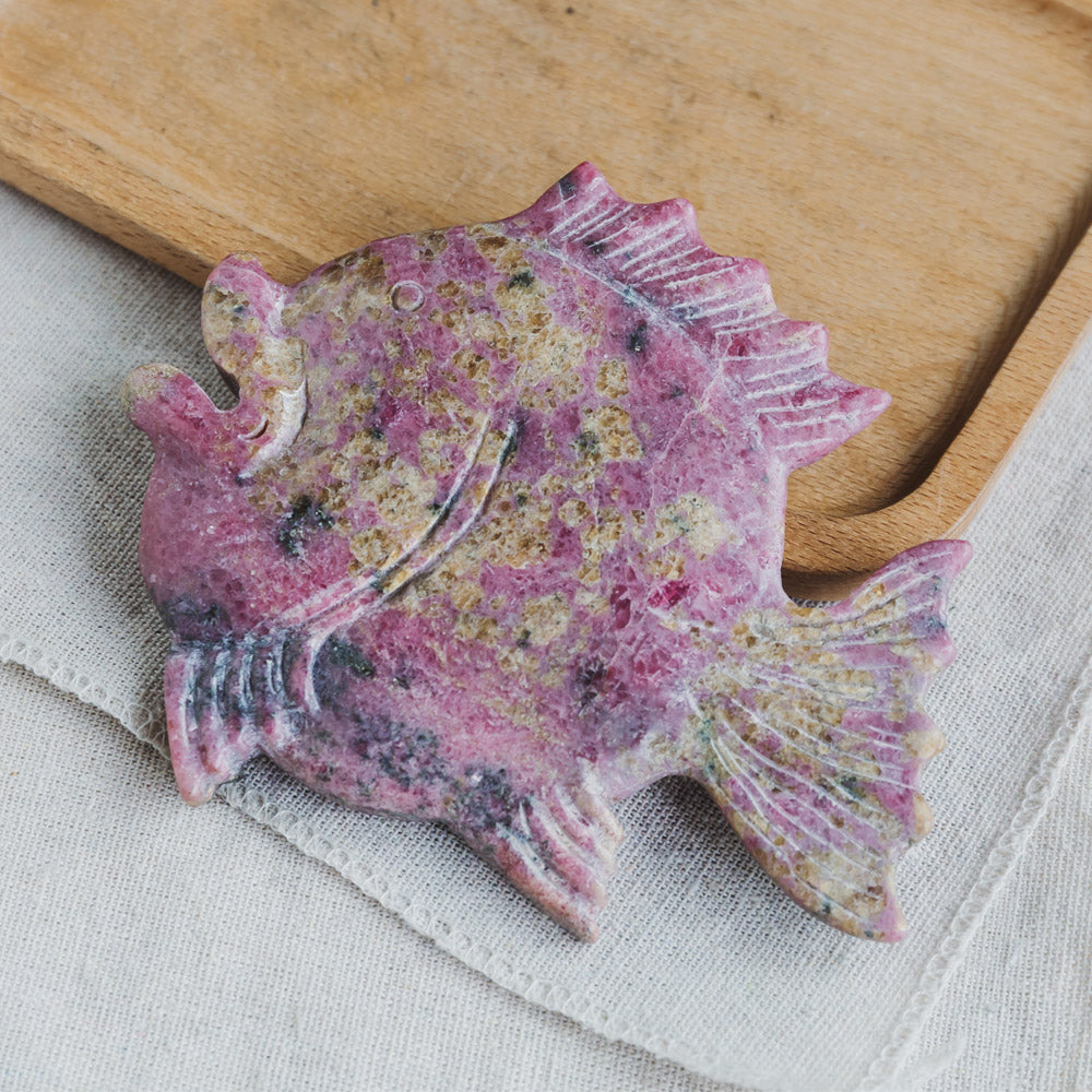 Rhodonite Fish