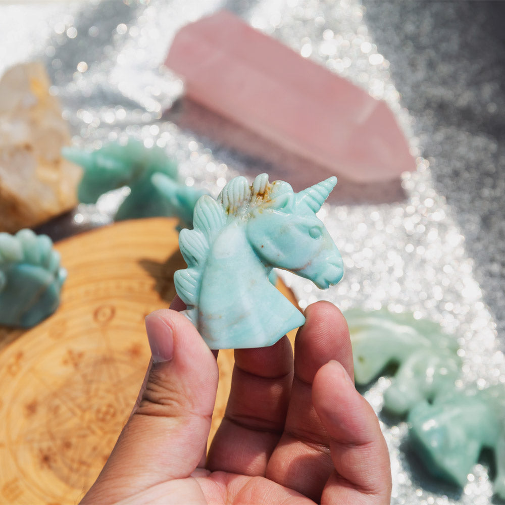 Blue Sky Opal Unicorn