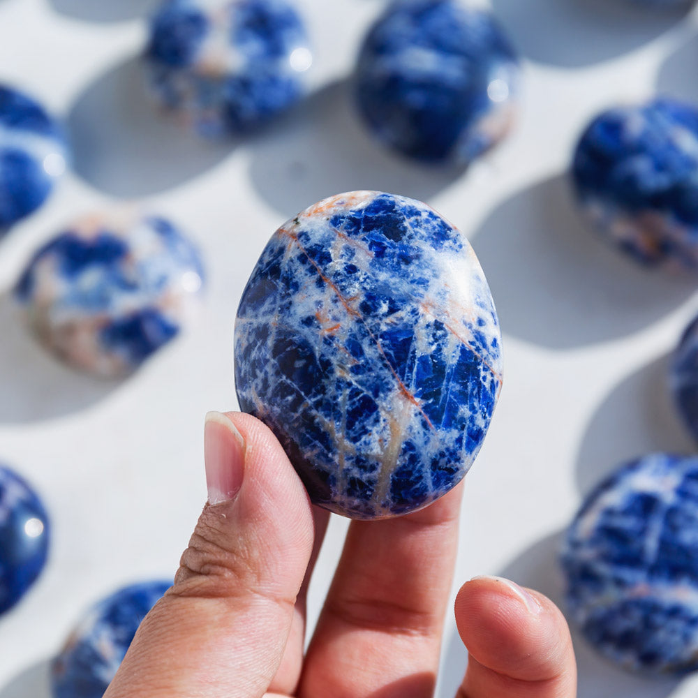 Sodalite Palm Stone