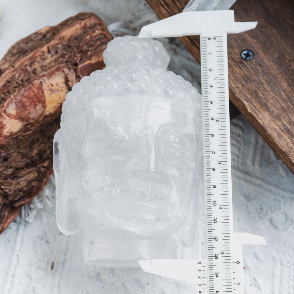 Clear Quartz Budda Head