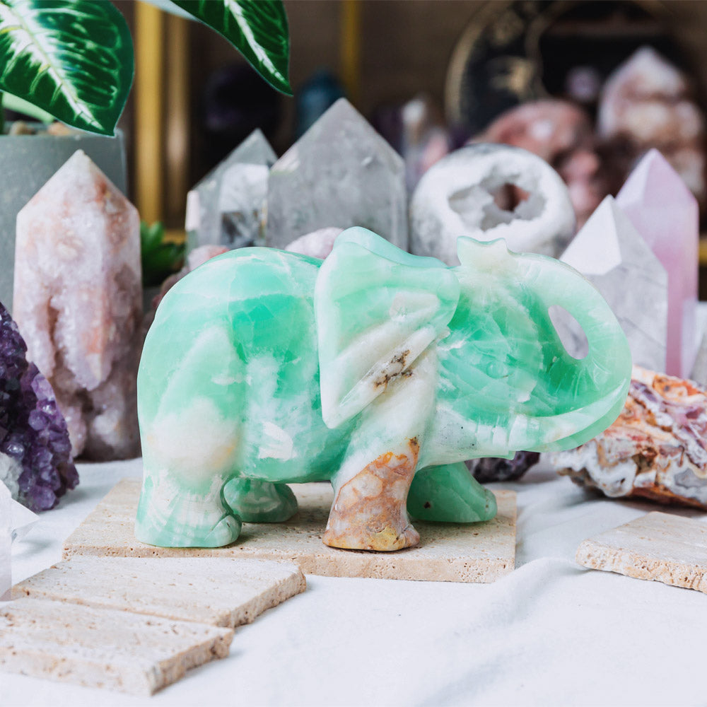 Caribbean Calcite Elephant