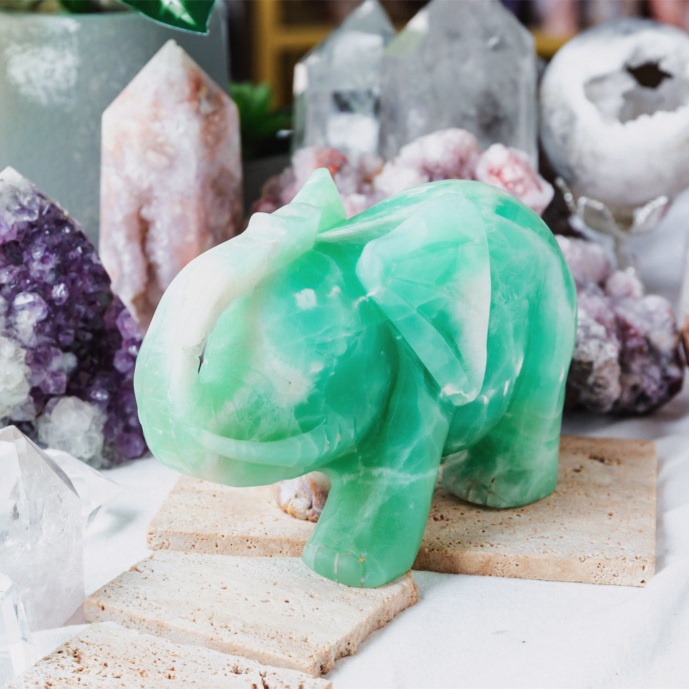 Caribbean Calcite Elephant