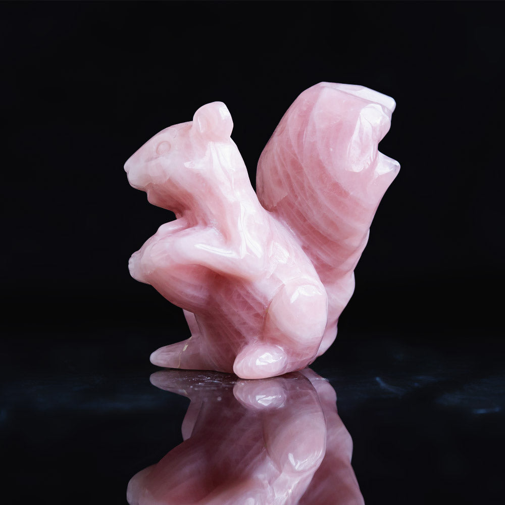 Rose Quartz Squirrel