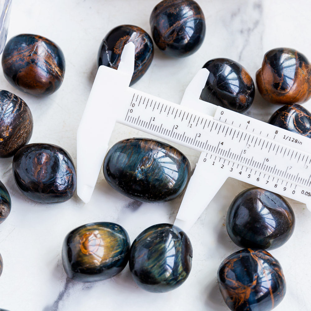 Blue Tigers-eye Tumbled Stone