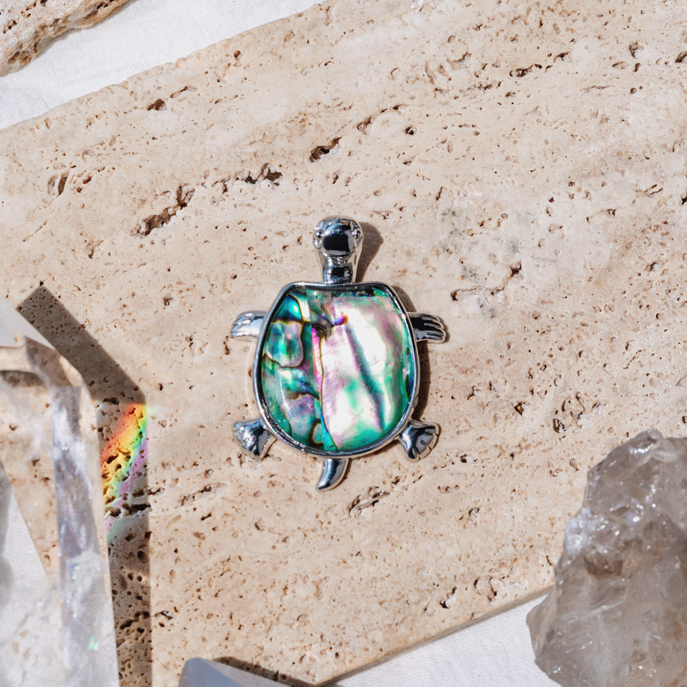 Colorful Abalone Shell Pendant