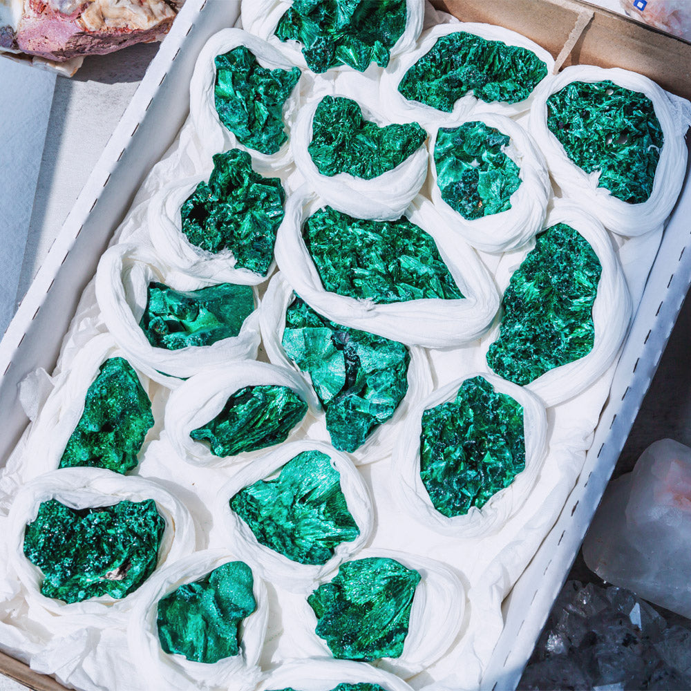 Malachite Specimen Box