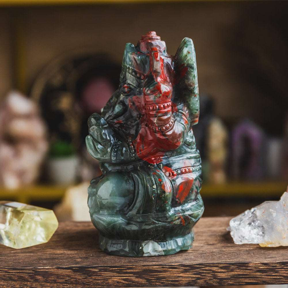 Africa Blood Stone Ganesha