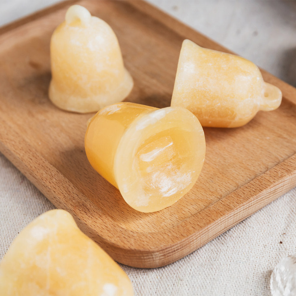 Orange Calcite Clock