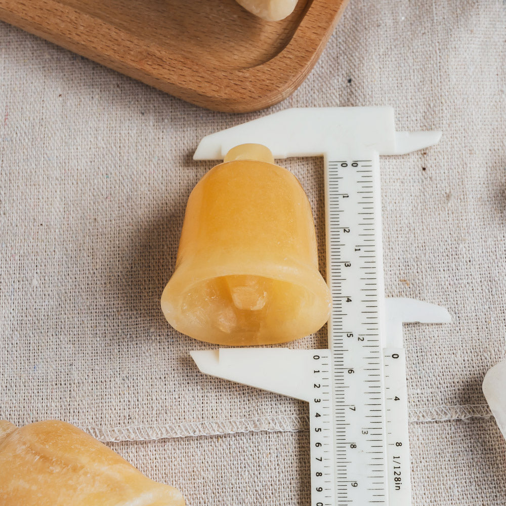 Orange Calcite Clock