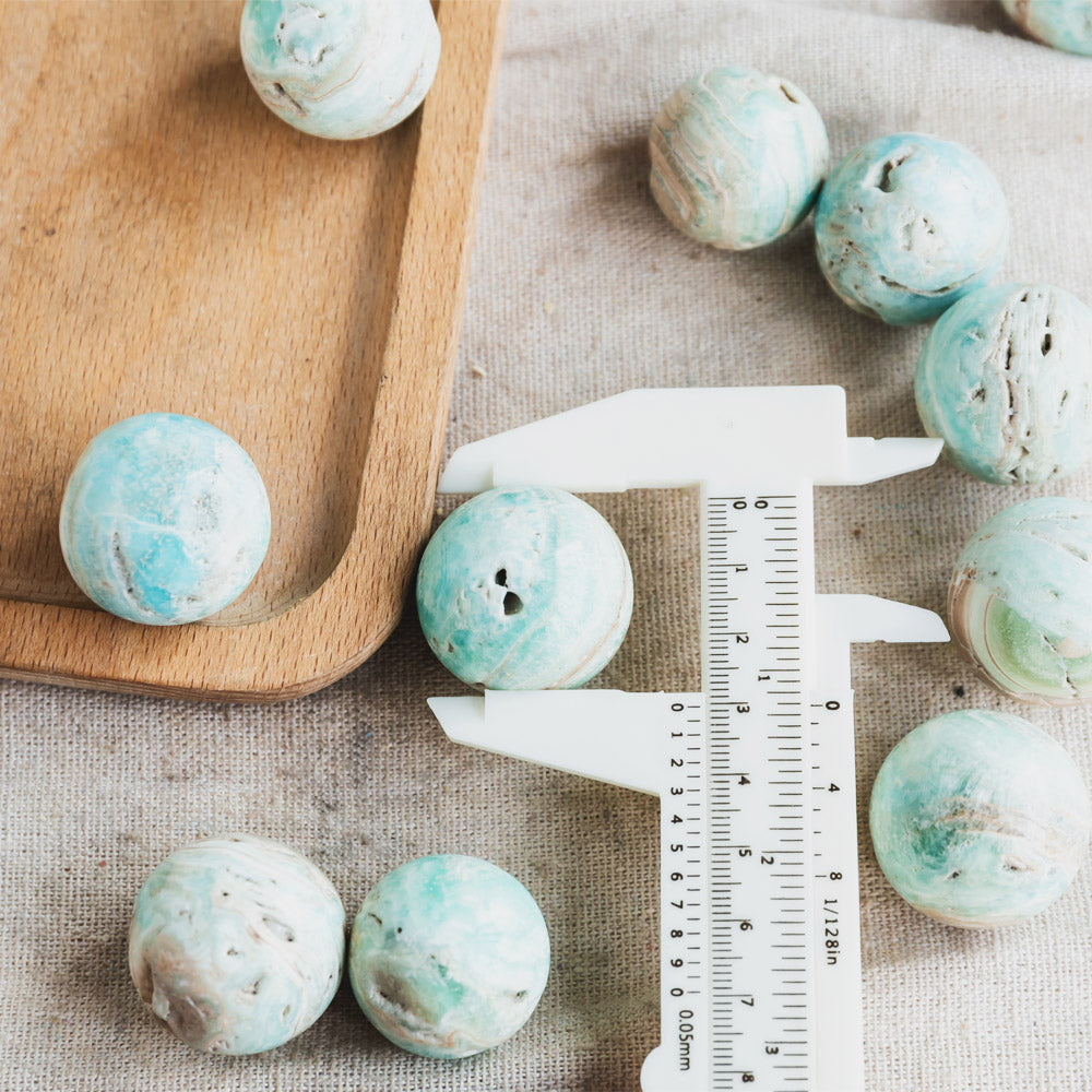 Blue Aragonite Ball