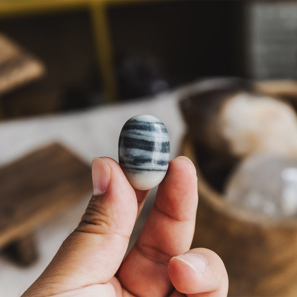 Yinyang Jasper Tumbled Stone